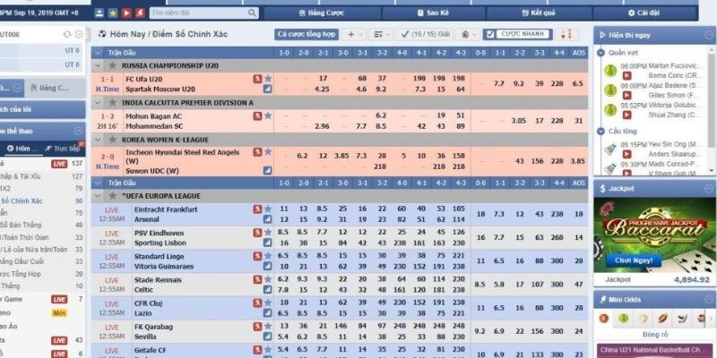 Hấp dẫn với mức tỷ lệ cược cực cao